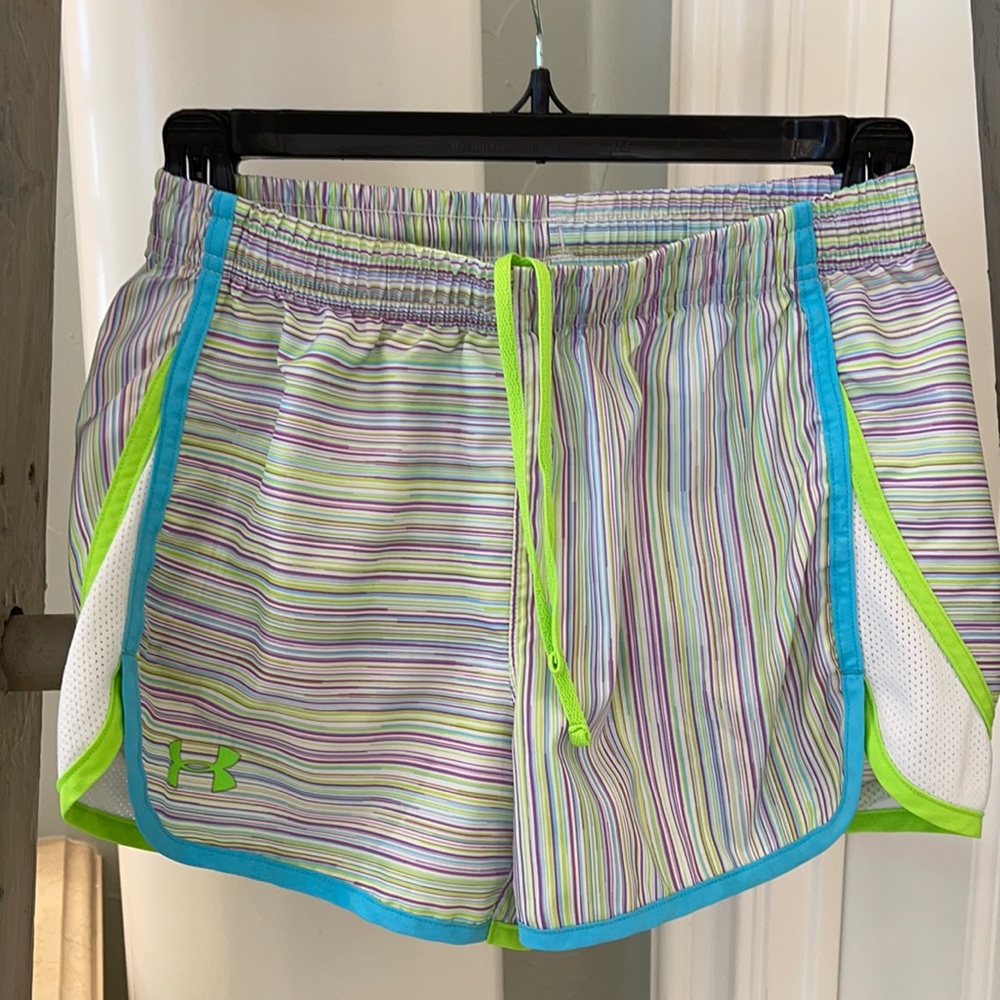 Girls Under Armour sports shorts
